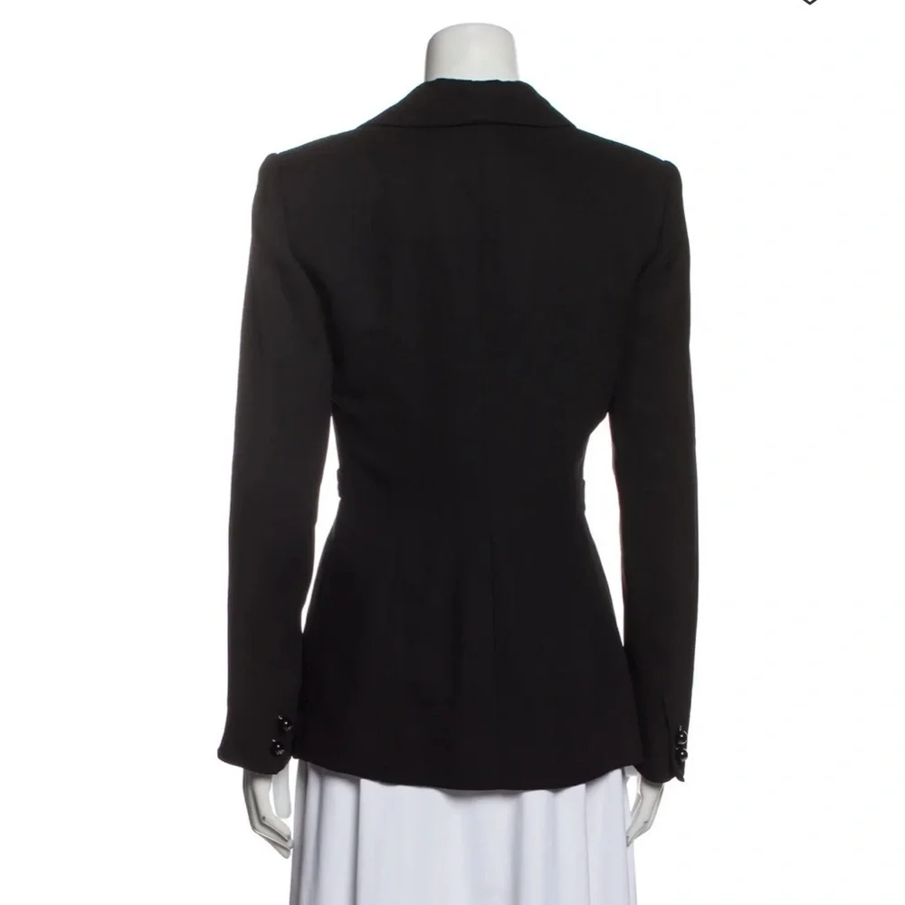 Alberto Makali Button‎ Blazer in Black Size 4